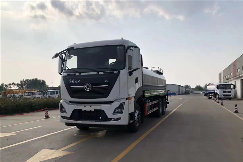 東風天龍后八輪20噸噴霧車,國六綠化噴灑車